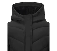 Sam Edelman Big Girls Quilted Belted Stadium Jacket
