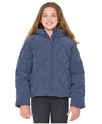 Sam Edelman Big Girls Velvet Touch Onion Quilted Jacket