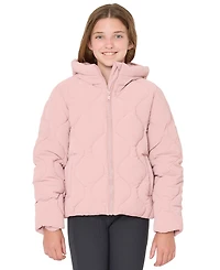 Sam Edelman Big Girls Velvet Touch Onion Quilted Jacket