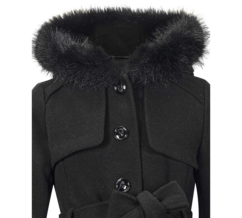 S Rothschild & Co Big Girls Belted Trench Coat
