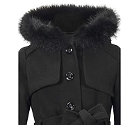 S Rothschild & Co Big Girls Belted Trench Coat