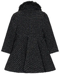 S Rothschild Big Girls Tweed Princess Dress Coat