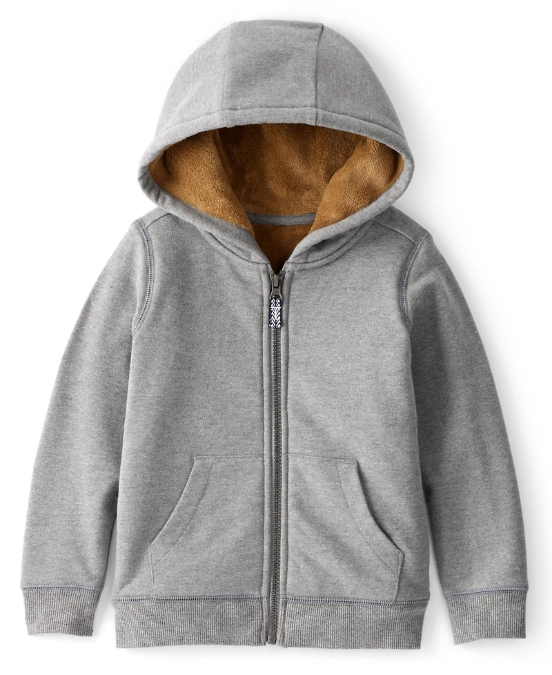 Carter's Toddler Boys Long Sleeve Hooded Zip-Up Hoodie
