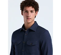 Original Penguin Men's Long Sleeve Double Cloth Overshirt