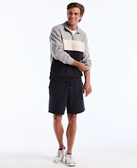 Original Penguin Men's Color-Blocked Fleece Zip Pull On Sweatshirt