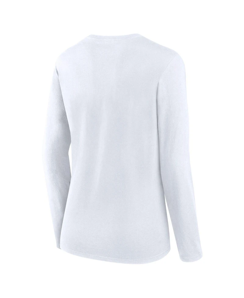 Fanatics Women's White Phoenix Suns Long Sleeve T-Shirt