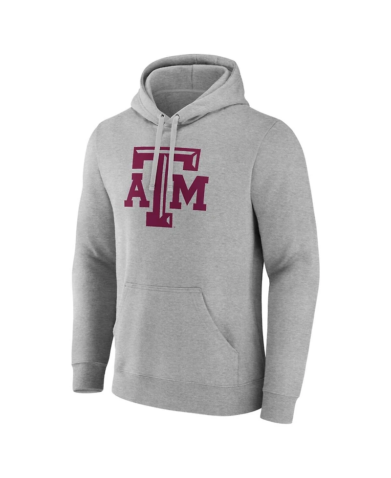 Fanatics Men's Gray Texas A&M Aggies Primary Logo Pullover Hoodie