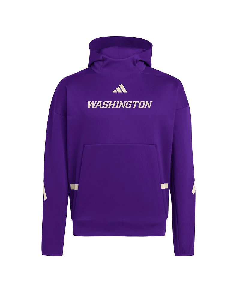 Adidas Men's Purple Washington Huskies Z.n.e. Pullover Hoodie