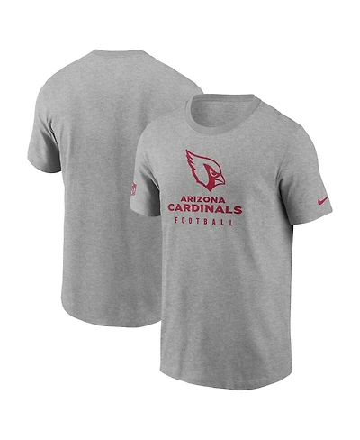 Nike Men's Heather Gray Arizona Cardinals Sideline Performance T-Shirt