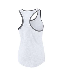 Fanatics Women's Ash Clemson Tigers Fuel Racerback Tank Top