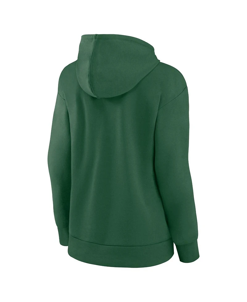 Fanatics Women's Green New York Jets Victory Script Pullover Hoodie