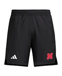 Adidas Men's Black Nebraska Huskers Program Woven Training Shorts