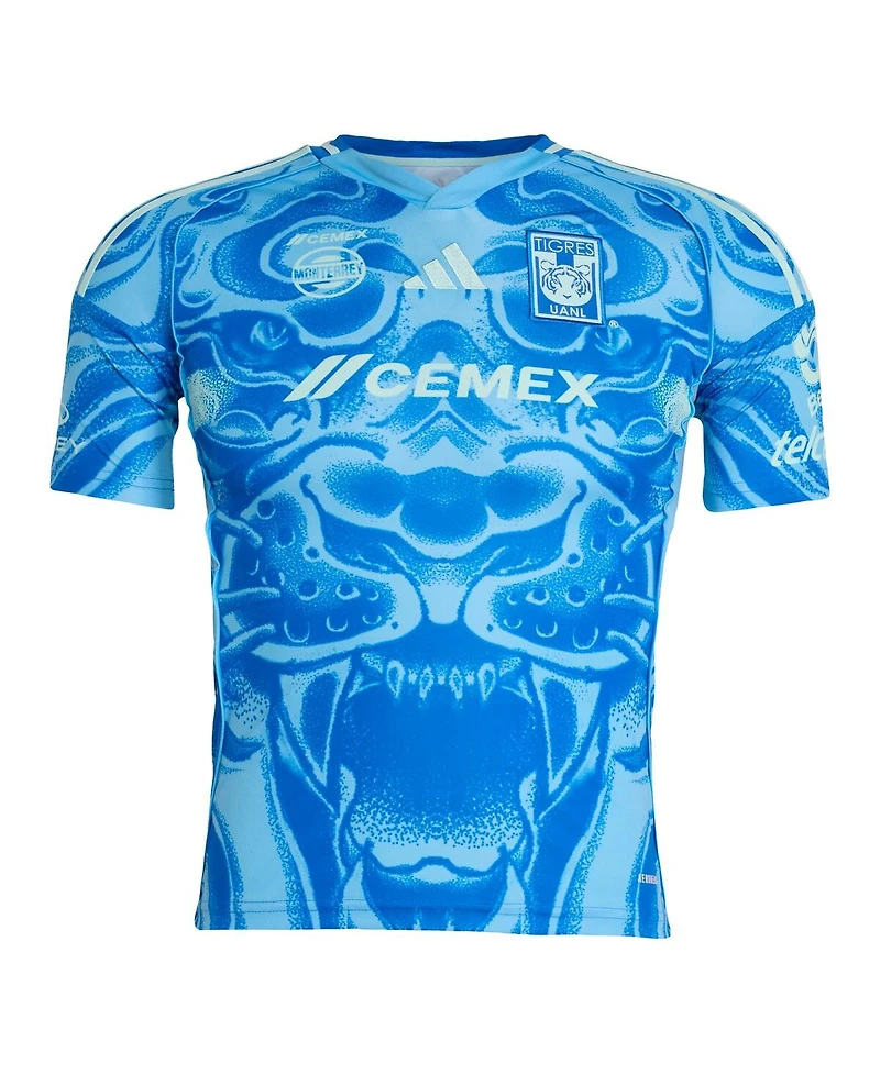 Adidas Big Boys and Girls Blue Tigres Uanl 2025/26 Away Replica Jersey