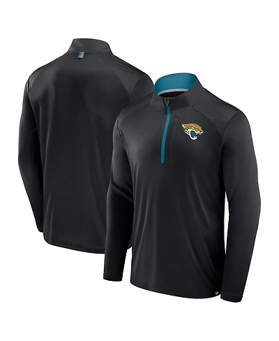 Fanatics Men's Black Jacksonville Jaguars Defender Long Sleeve Quarter-Zip Jacket