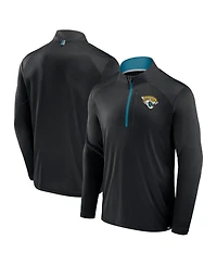 Fanatics Men's Black Jacksonville Jaguars Defender Long Sleeve Quarter-Zip Jacket