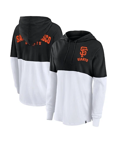 Fanatics Women's Black/White San Francisco Giants Backup Option Pullover Hoodie