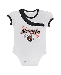 Outerstuff Baby Boys and Girls Cincinnati Bengals Love My Team Bodysuit Skirt Set