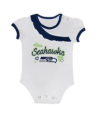 Outerstuff Baby Boys and Girls Seattle Seahawks Love My Team Bodysuit Skirt Set