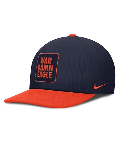 Nike Men's Navy/Orange Auburn Tigers 2025 Sideline Campus Pro Local Snapback Hat