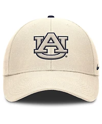 Nike Men's Natural Auburn Tigers Rise Primetime Dri-fit Trucker Adjustable Hat