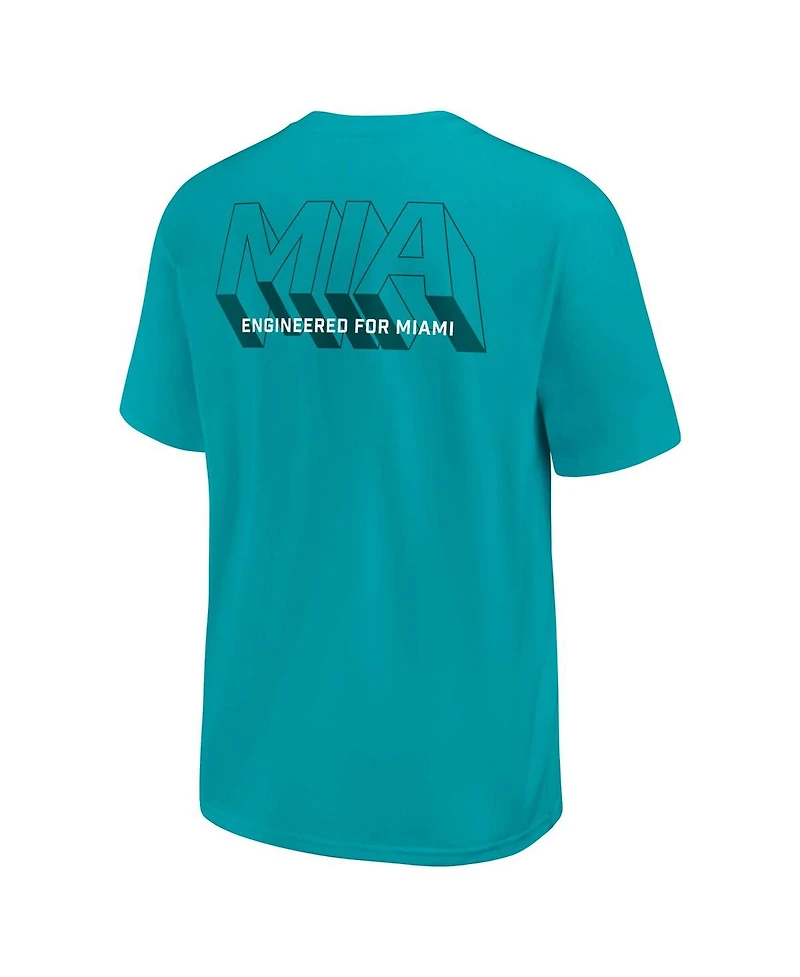 Nike Men's Aqua Miami Dolphins Dominate the Game Essential Max90 T-Shirt