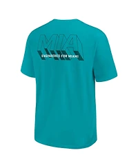 Nike Men's Aqua Miami Dolphins Dominate the Game Essential Max90 T-Shirt