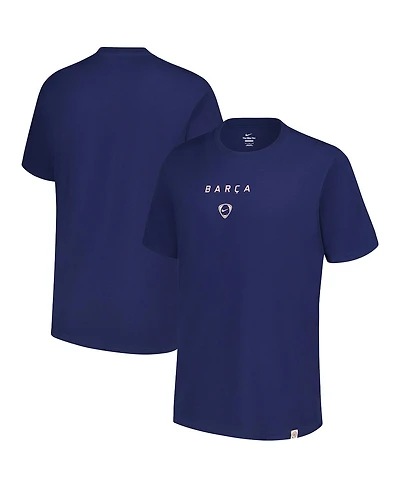 Nike Men's Navy Barcelona 2025/26 T90 Wordmark T-Shirt