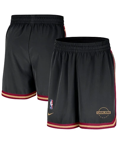Nike Men's Black Cleveland Cavaliers Authentic Practice Dna Woven Performance Shorts