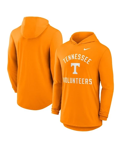 Nike Men's Tennessee Orange Volunteers Classic Arch Tri-Blend Performance Long Sleeve Hoodie T-Shirt