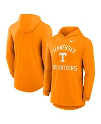 Nike Men's Tennessee Orange Volunteers Classic Arch Tri-Blend Performance Long Sleeve Hoodie T-Shirt