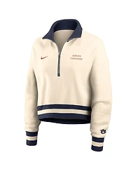 Nike Women's Tan Auburn Tigers Legacy Half-Zip Sweatshirt