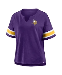 Fanatics Women's Purple Minnesota Vikings Redzone Curl Route T-Shirt