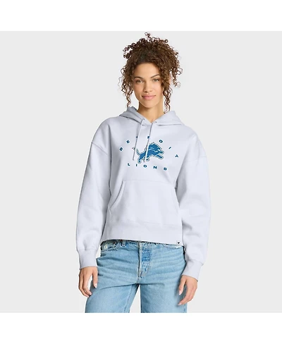 Fanatics Women's White Detroit Lions Eligible Receiver Legacy Pullover Hoodie