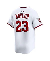 Nike Men's Bo Naylor White Cleveland Guardians Home Limited Player Jersey