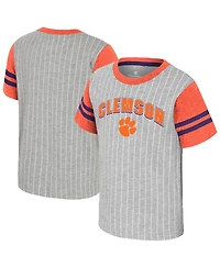 Colosseum Toddler Heather Gray Clemson Tigers Airball T-Shirt