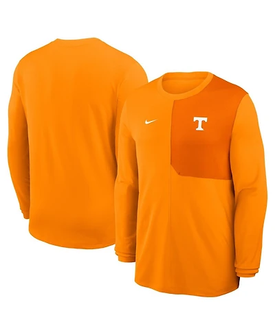 Nike Men's Tennessee Orange Volunteers 2025 Sideline Coach Uv Performance Long Sleeve T-Shirt