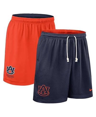 Nike Men's Navy/Orange 2-Piece Auburn Tigers 2025 Sideline Reversible Dri-fit Shorts