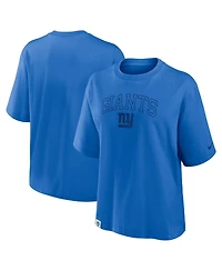 Nike Women's Royal New York Giants Glory Arch Boxy T-Shirt