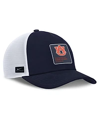 Nike Men's Navy Auburn Tigers 2025 On-Field Rise Engineered Dri-fit Trucker Adjustable Hat