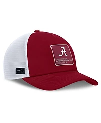 Nike Men's Crimson/White Alabama Crimson Tide 2025 On-Field Rise Engineered Trucker Adjustable Hat
