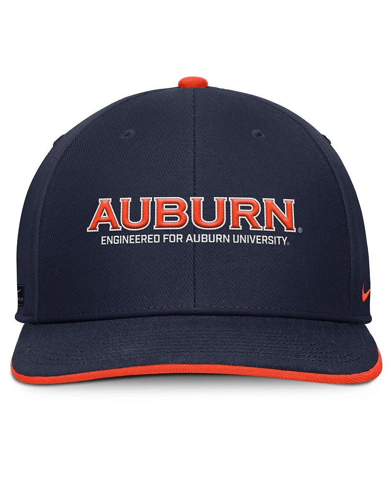 Nike Men's Navy Auburn Tigers 2025 On-Field Pro Dri-fit Adjustable Hat