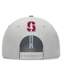 Nike Men's Gray Stanford Cardinal 2025 Sideline Dust Pinched Rise Adjustable Hat