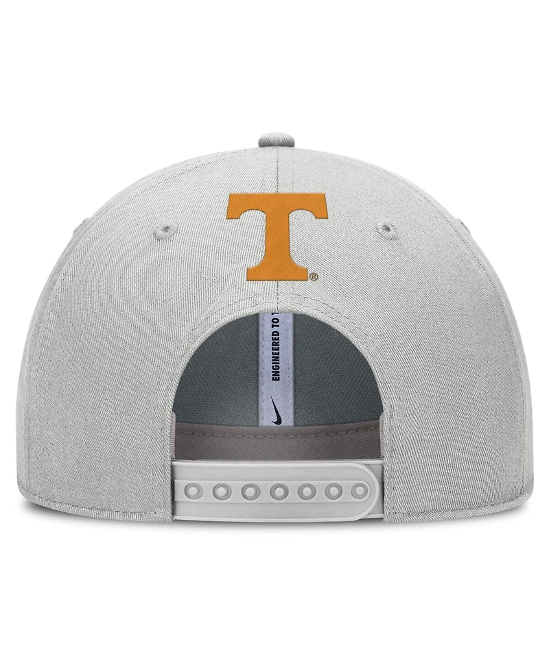 Nike Men's Gray Tennessee Volunteers 2025 Sideline Dust Pinched Rise Adjustable Hat
