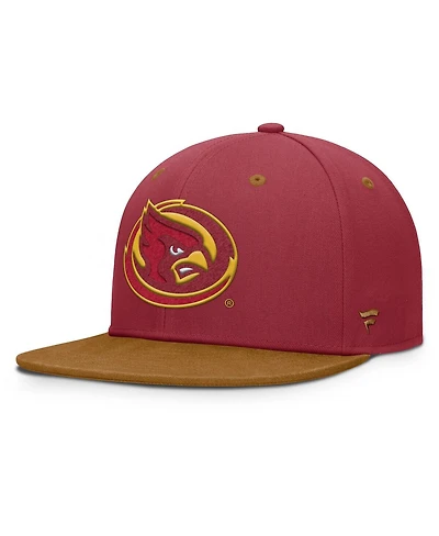 Fanatics Men's Cardinal/Brown Iowa State Cyclones NoBo Fitted Hat