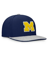 Fanatics Men's Navy Michigan Wolverines Loden Snapback Hat