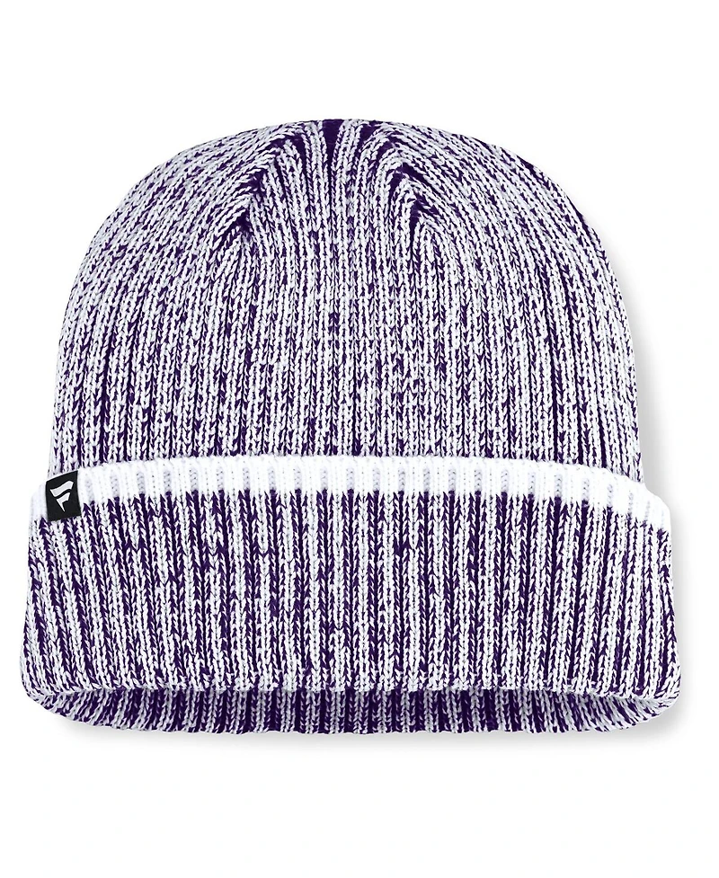 Fanatics Men's Purple/White Washington Huskies Haze Cuffed Knit Hat