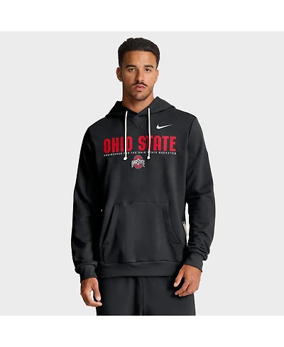 Nike Men's Black Ohio State Buckeyes 2025 Sideline Standard Issue Dri-fit Hoodie