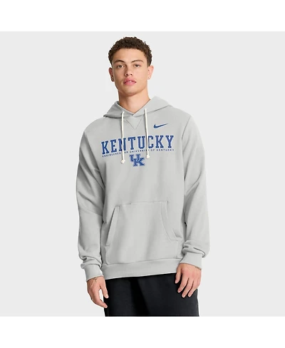 Nike Men's Gray Kentucky Wildcats 2025 Sideline Standard Issue Dri-fit Hoodie