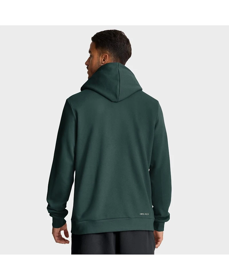 Nike Men's Green Michigan State Spartans 2025 Sideline Standard Issue Dri-fit Hoodie