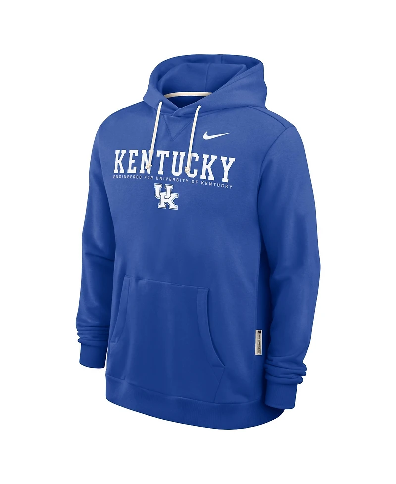 Nike Men's Royal Kentucky Wildcats 2025 Sideline Standard Issue Dri-fit Hoodie